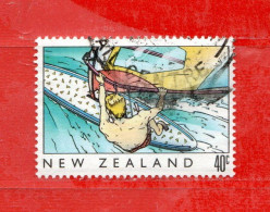 (Us8) NUOVA ZELANDA  °- 1989 - Planche à Voile.  Yvert. 1045. Used. - Gebraucht