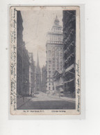 Antike Postkarte -  No. 29 - Wall Street, N.Y.  GILLENDER BULLDING - Wall Street