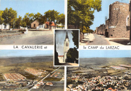 CPSM 12 LA CAVALERIE ET LE CAMP DU LARZAC     Grand Format 15 X 10,5 Cm - La Cavalerie