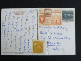 CUBA AVEC YT PA 111 (ABIME) TIMBRE ANTILLES ESPAGNOLS / BIENFAISANCE 26 ARROSOIR / 430 HOTEL DES POSTES - HANABANILLA - Storia Postale