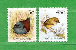 (Us8) NUOVA ZELANDA  °- 1991 - OISEAUX.  Yvert. 1126-1127. Used. - Gebraucht