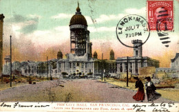 THE CITY HALL SAN FRANCISCO AFTER EARTHQUAKE AND FIRE - San Francisco