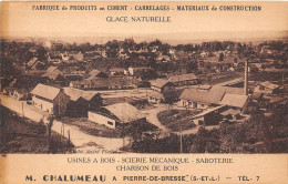 71-PIERRE-DE-BRESSE- USINE A BOIS - M . CHALUMEAU - Altri & Non Classificati