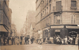 92-LEVALLOIS-PERRET- CARTE-PHOTO- RUE DE COURCELLES - Levallois Perret