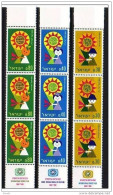 LOTE 1441  ///  (C065) ISRAEL    YVERT Nº: 348/350**MNH  3 SERIES   //  CATALOG/COTE: 5,50€ - Unused Stamps (with Tabs)