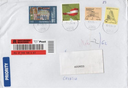 Austria, Registered Letter, Michel Value Of The Used Stamps 14,40 Euro; - Storia Postale