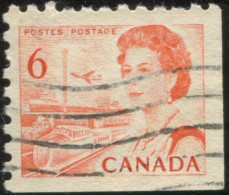 Pays :  84,1 (Canada : Dominion)  Yvert Et Tellier N° :   382 Ab-6 (o) Du Carnet / Michel 429-AxRu - Single Stamps