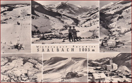 Saalbach * Schönleitenhütte, Mehrbild, Tirol, Alpen * Österreich * AK712 - Saalbach