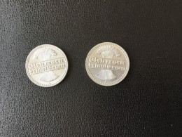 Allemagne 50 Pfennig 1921 A Et 1921 J - 50 Pfennig