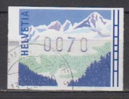 CH , ATM 10 , O  (J 2098) - Automatic Stamps