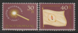 HONGRIE - N°3696/7 ** (2000) Millénaire - Unused Stamps