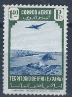 IF32SASF-L4241PC-TESPAEREO.Marroc.Maocco.IFNI ESPAÑOL. PAISAJES Y AVION 1943.(Ed 32**) Sin Charnela.MAGNIFICO - Ungebraucht