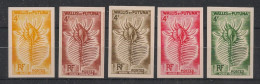 WALLIS ET FUTUNA - 1962-63 - N°Yv. 165 - Coquillage - 5 Essais Non Dentelé / Imperf. Essays - Neuf Luxe ** / MNH - Unused Stamps