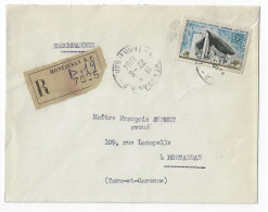 MONTAUBAN RP Tarn Garonne Lettre Recommandée 1,25F Chapelle Notre Dame Du Haut Ronchamp Yv 1394A  Ob 22 6 1964 - Storia Postale