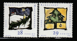 HONGRIE - N°3754/5 ** (2000) Noël - Unused Stamps