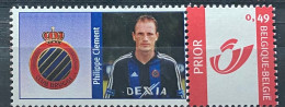 My Stamps  Club Brugge.  Philippe Clement - Mint