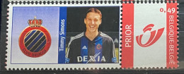 My Stamps  Club Brugge.  Timmy Simons - Mint