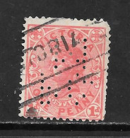 VICTORIA   Perfin , Perforé,  Y&T N° 128  - Anno 1905 - Used Stamps