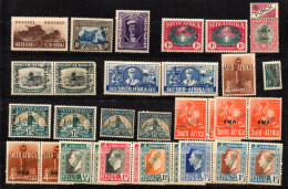 Ficha De Sellos Con Sobrecarga Muestra South Africa - Unused Stamps