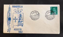 SPAIN, Cover With Special Cancellation « Sports », « ROWING », RIBADESELLA, 1982 - Canottaggio