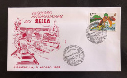 SPAIN, Cover With Special Cancellation « Sports », « ROWING », RIBADESELLA, 1989 - Rowing