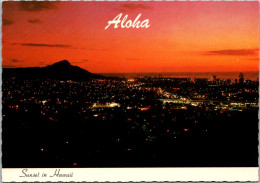 Hawaii Aloha Beautiful Wikiki Sunset - Honolulu