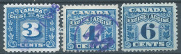 CANADA - 1949 Revenue Stamps Tax-Fiscal- EXCISE ACCISE,3-4-6 Cents,Used - Fiscaux