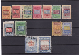 Good Lot City Revenue Stamps !!! Nice Selection ! - Fiscales