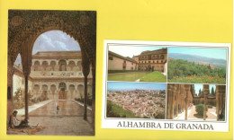 ESPAGNE . ESPAÑA . ANDALUCIA . GRANADA . " ALHAMBRA ". 5 CPM VOIR SCANS - Réf. N°37745 - - Granada