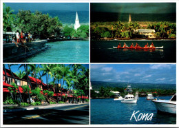 Hawaii Big Island Kona Multi View Kona Town - Hawaï