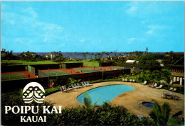 Hawaii Kauai Koloa Poipu Kai Resirt Showing Swimming Pool And Tennis Courts - Kauai
