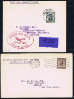 Ireland Airmail 1929 Experimental Galway To London Covers Flown Both Ways FIRST AIR MAIL 26TH AUG 1929 - Aéreo