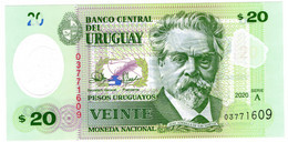 Uruguay 2020 Nuevo Polímero $20 - Uruguay