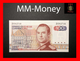 LUXEMBOURG  100 Francs  14.8.1980   P. 57  "sig.  Bruck - Werner"    AUNC - Luxemburgo