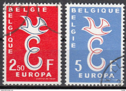 Belgie Europa Cept 1958 Gestempeld - 1958