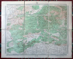 ENVER PASHA | PALU (ELAZIG) MAP In ENVER SCRIPT / ARMY ALPHABET / GERMAN SCRIPT | TURKEY OTTOMAN | SARIKAMISH BATTLE - Cartes Géographiques
