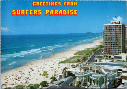 3-9-2023 (4 T 11) Australia - QLD - Surfer Paradise Water Slide (posted With Firetruck Stamp) - Gold Coast