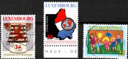 Luxembourg, Luxemburg, 1994,  YT 1292 - 1294, MI 1342 - 1344, JAHRESREIGNISSE, GESTEMPELT, OBLITERE - Gebraucht
