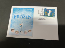 4-9-2023 (4 T 12) Australia - 2023 - Frozen - Stamp Issued 25-7-2023 On Cover - Storia Postale