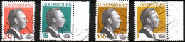 Luxembourg, Luxemburg, 1994,  YT 1284 - 1287, MI 1334 - 1337, GRAND - DUC JEAN, , GESTEMPELT, OBLITERE - Used Stamps