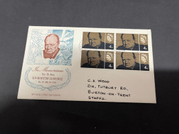 4-9-2023 (4 T 14) UK FDC Cover - 1965 - (1 Cover) Sir Winston Churchill - 1952-1971 Pre-Decimal Issues