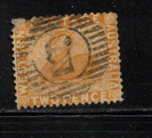 WESTERN AUSTRALIA Scott # 49 Used - Nice Numeral Cancel - Used Stamps