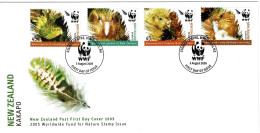 New Zealand 2005 Kakapo Bird WWF FDC - FDC