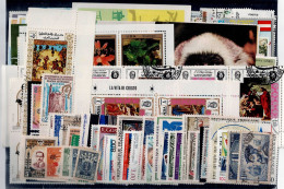 LOT OF 228 STAMPS MINT+USED +16 BLOCKS MI- 70 EURO VF!! - Collections (sans Albums)