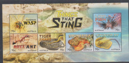 Australia ASC 3241MS 2014 Stingers Miniature Sheet,mint Never Hinged - Neufs