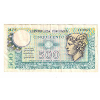Billet, Italie, 500 Lire, 1976, 1976-12-20, KM:95, TTB+ - [10] Assegni E Miniassegni