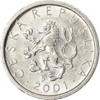Monnaie, République Tchèque, 10 Haleru, 2001, TTB, Aluminium, KM:6 - Repubblica Ceca