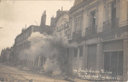 CPA 51 REIMS / UNE EXPLOSION / RUE TALLERAND / CARTE PHOTO - Reims