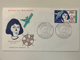 1974 FDC Madagascar Nicolas Copernic Poste Aérienne - Africa