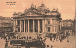 BELGIQUE - Bruxelles - La Bourse - Animé - Carte Postale Ancienne - Piazze